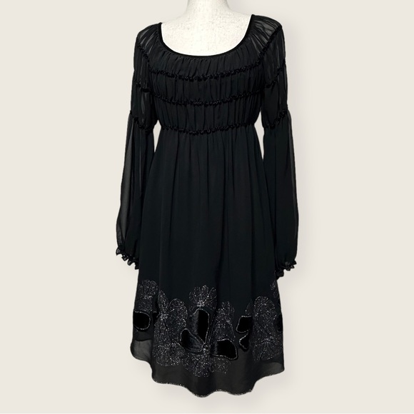 Max Studio Dresses & Skirts - EUC | Max Studio | Off Shoulder Chiffon Dress | Black | Large